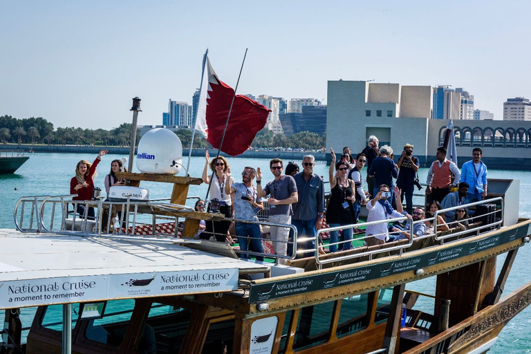 Qatar: Doha Sightseeing Cruise Onboard an Arabic Dhow Boat