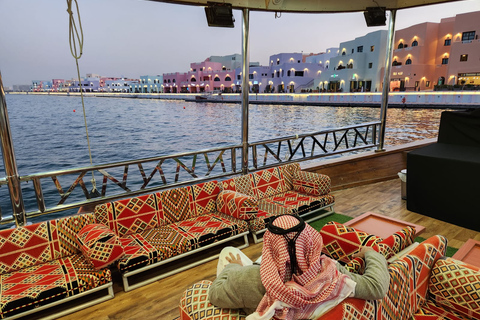 Qatar: Doha Sightseeing Cruise Onboard an Arabic Dhow Boat