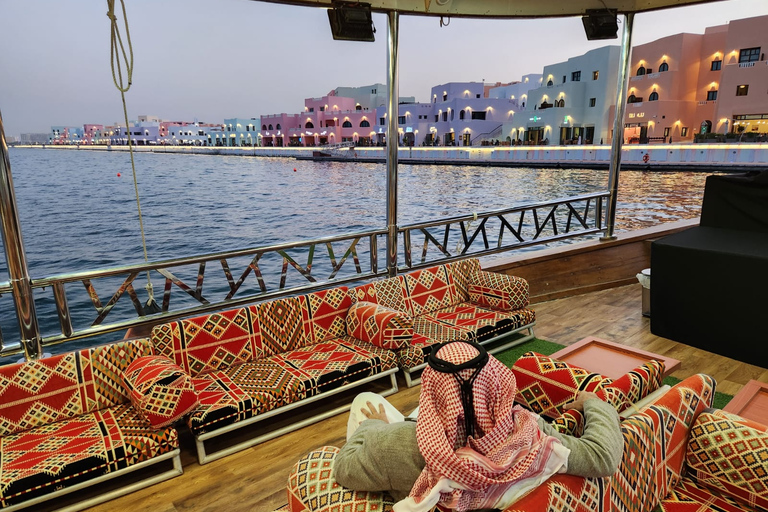 Qatar: Doha Sightseeing Cruise Onboard an Arabic Dhow Boat