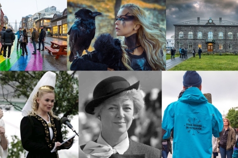 Reikiavik: La Mujer Islandesa Visita Privada a Pie