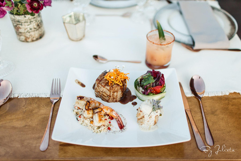 Cabo San Lucas: Crociera in barca al tramonto con cena dello chef e open bar