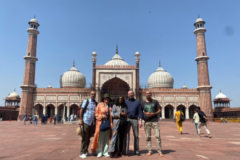 Delhi: Old and New Delhi Private Tour with Optional Lunch AC Transportation, Tour Guide without Lunch and Monument Fee