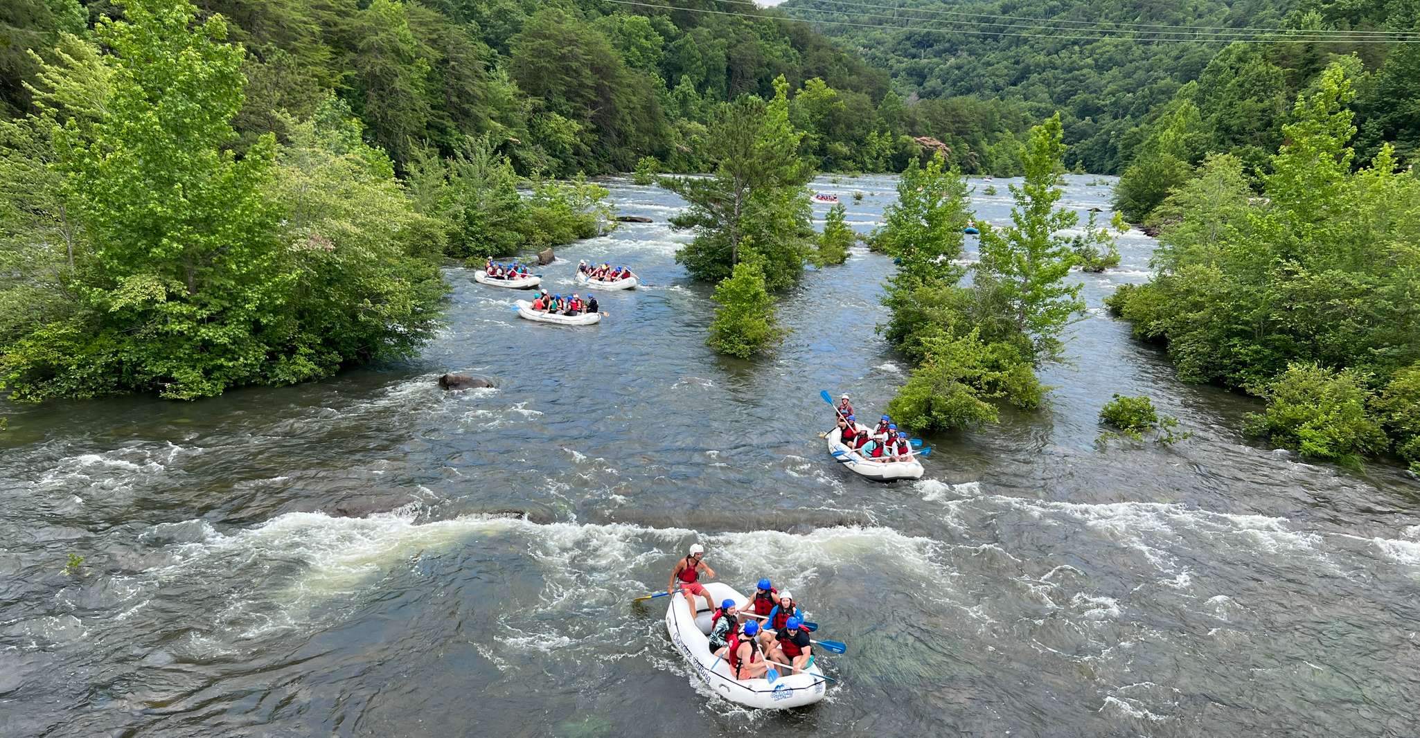 Viagem de rafting de água branca de Ocoee do rio cheio com almoço catered - Hizvo