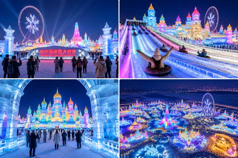 Harbin: Ticket für Ice and Snow World für Reisepass-Inhaber. Foto: GetYourGuide