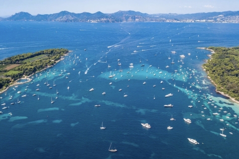 Découvrez Cannes et les îles de Lérins en bateau privéDécouvrez les îles de Lérins et la baie de Cannes en privé