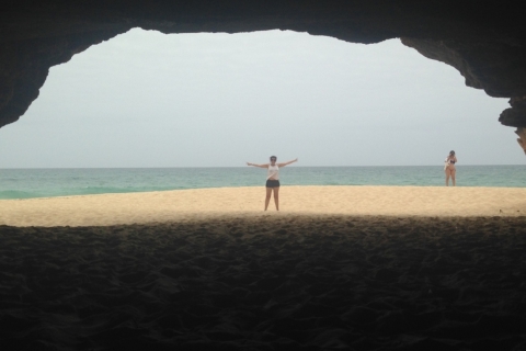 Désert de Viana, plage de Santa Monica, épave du MS et grotte de sableVisite partagée