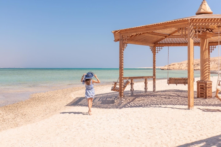 Hurghada: viaje de 3 días a la isla naranja, safari y casa de los delfinesDesde la bahía de Soma, Safaga y El Gouna
