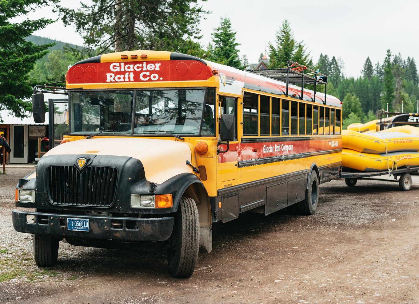 West Glacier: Naturskøn rafting i Glacier National Park