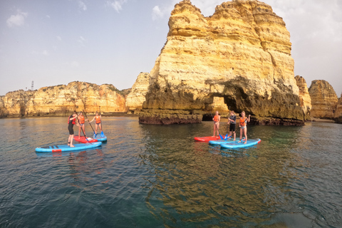 Visite des grottes de SUP à Ponta da Piedade, Lagos