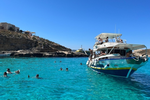 Desde Malta:Alrededores de Comino, Laguna Azul, Laguna de Cristal y Cuevas