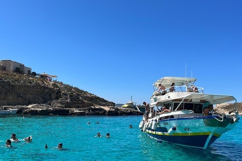 Au départ de Malte : Comino, lagon bleu, lagon de cristal et grottes