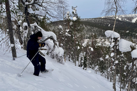 Snöskovandring i Levi