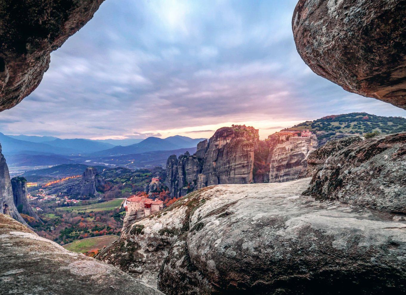 Meteora: Solnedgangsvandring til hemmelige grotter