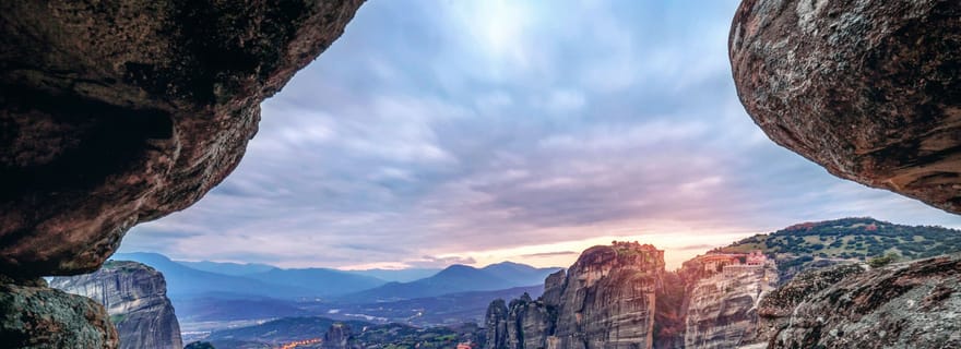 Météores : Randonnée au coucher du soleil vers les grottes secrètes