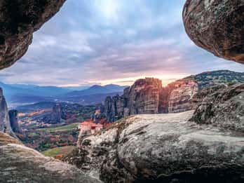 Meteora: Caminhada ao pôr do sol até as cavernas secretas
