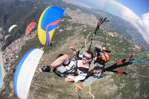 Babadag Tandem Paragliding, over Oludeniz in Fethiye, Turkey