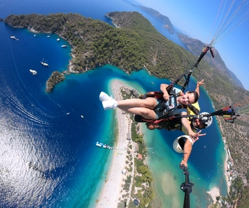 Fethiye: Babadag Tandem-paraglidingvlucht boven Oludeniz