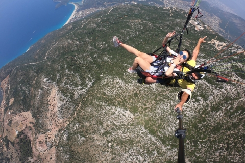 Babadag Tandem Paragliding, over Oludeniz in Fethiye, Turkey