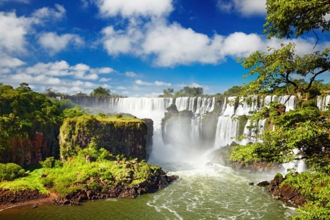 Półprywatna jednodniowa wycieczka do wodospadów Iguazu z biletem lotniczym z Bs.AsBuenos Aires do Iguazu Falls Prywatna jednodniowa wycieczka z przelotem