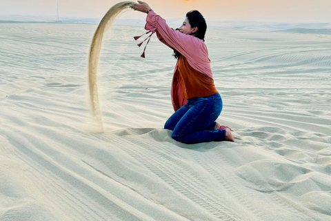 Desert Safari Qatar Camel Sandbording sunrise/sunset tour
