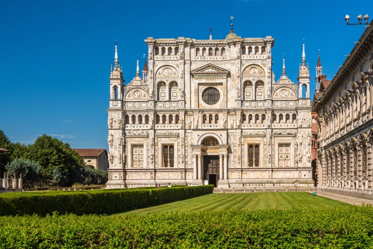 Mailand - Certosa di Pavia Kloster & Pavia Stadt mit dem AutoMailand - Kloster Certosa di Pavia & Pavia Stadt mit dem Auto