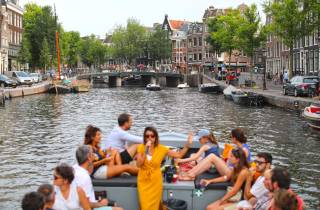Amsterdam: Apéro-Bootsfahrt mit französischem Guide & Aperitif