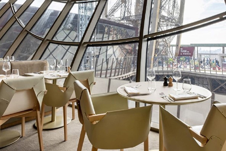 Paris: Eiffel Lunch, 2nd Floor or Summit Ticket & Cruise Eiffel Summit, Madame Brasserie Lunch at 1.30 PM & Cruise