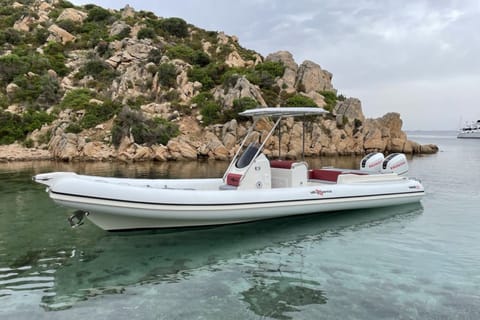 From Cannigione: dinghy trip to La Maddalena and Caprera