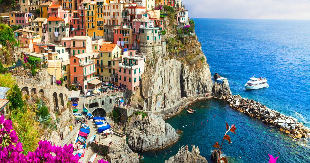 Von Mailand aus Cinque Terre Private Tour mit Auto Fähre oder Zug