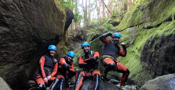 Canyoning Além Inferior – (Nível 1) - Ilha das Flores