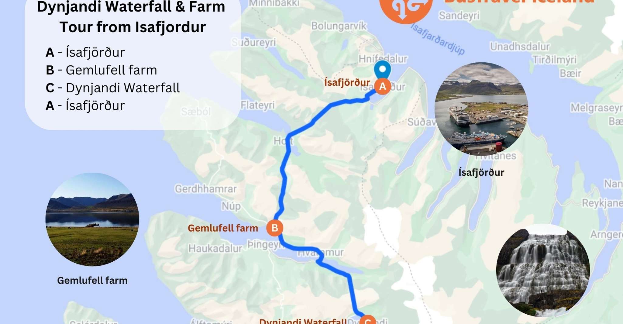 Isafjordur, Dynjandi Waterfall Tour and Icelandic Farm Visit - Housity