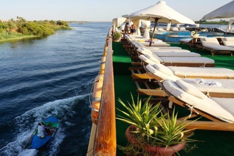 Desde Luxor: Crucero de 8 días por el Nilo con entradasCrucero estándar