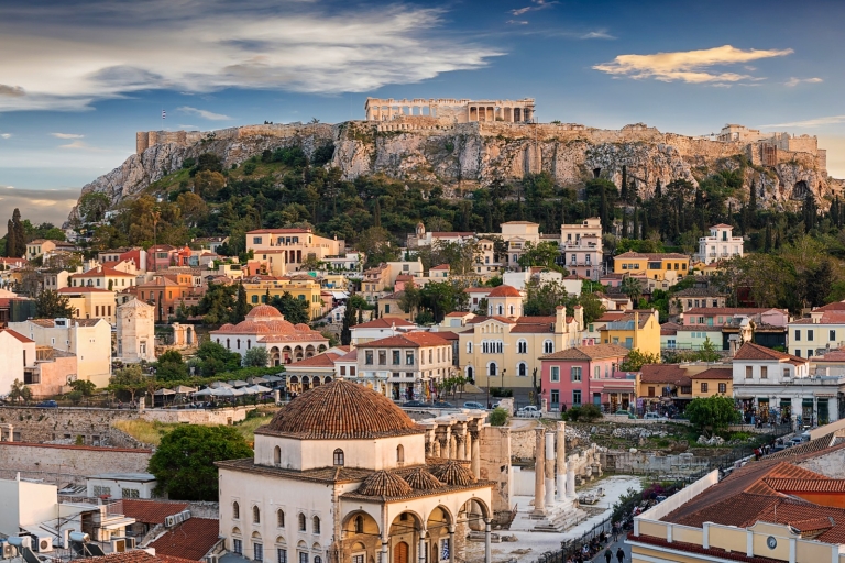 Atenas:Excursión privada de un día a Atenas, Sounio y el Lago VouliagmeniRecogida y/o entrega en cualquier dirección de Atenas