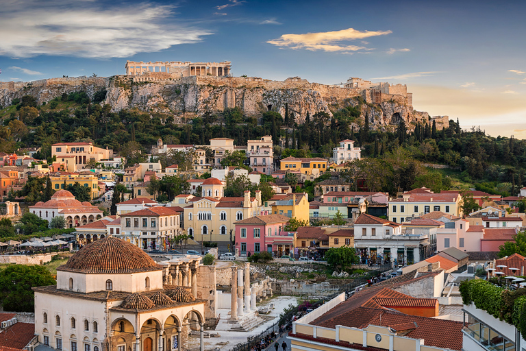 Atenas:Excursión privada de un día a Atenas, Sounio y el Lago VouliagmeniRecogida y/o entrega en cualquier dirección de Atenas