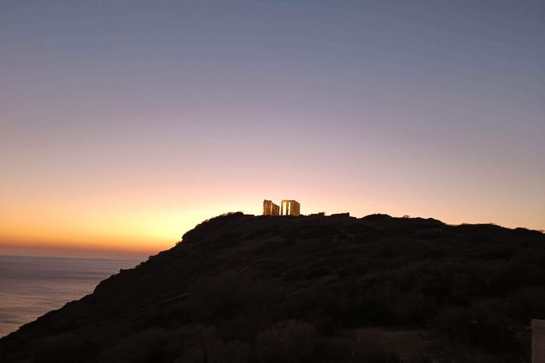 Athènes : Excursion privée d'une journée à Athènes, Sounio et le lac VouliagmeniPrise en charge et/ou dépôt à n'importe quelle adresse à Athènes