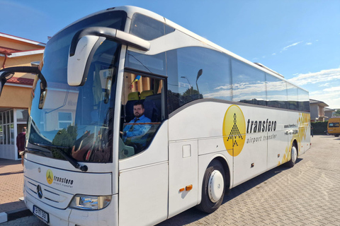 Bukarests flygplats: Buss till/från GalatiEnkelbiljett från Galati till Bukarest Henri Coanda Airport