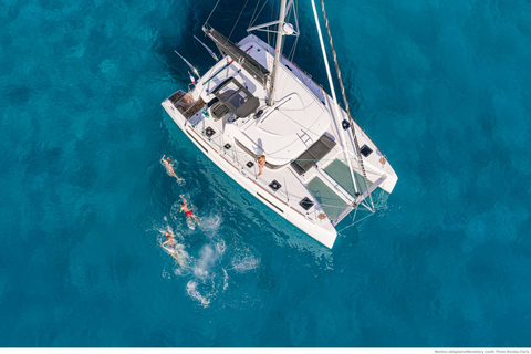 Mykonos: Private Catamaran Cruise w/ Food, Drinks &amp; Transfer