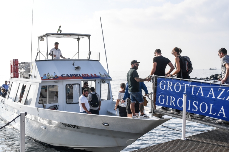 Capri und Anacapri von Sorrent aus erkundenTour mit Bootstour um die Insel