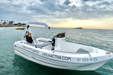 Carboneras: 4 Hour Boat Rental without License Rental without license Dipol Cala 400 - 4h