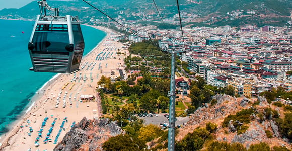 From city of Side: Guided Day Trip to Alanya City