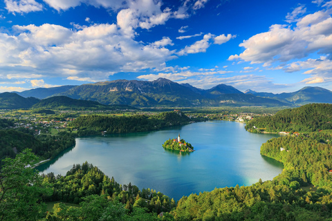 De Ljubljana: Lago Bled e caverna Postojna com ingressosDe Ljubljana: Lago Bled e Caverna Postojna com ingresso