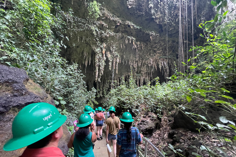 Depuis San Juan : Journée complète d'aventure dans les grottes et les chutes d'eau