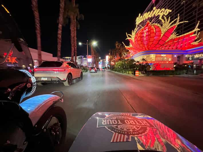 Las Vegas Sidecar Tour über Den Las Vegas Strip Bei Nacht Getyourguide 