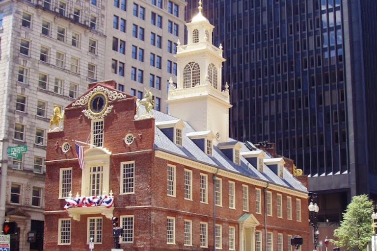 Boston: wejście do Old State House i Old South Meeting House