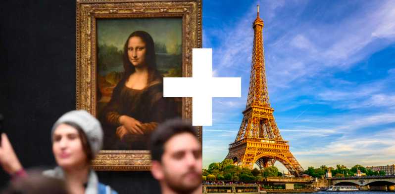 Parigi: biglietto d'ingresso a tempo per Louvre/Torre Eiffel e crociera sulla Senna