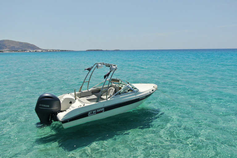 Plage de Falassarna : Croisière privée en petit bateau dans la lagune de BalosPlage de Falassarna : croisière privée en petit bateau dans la lagune de Balos