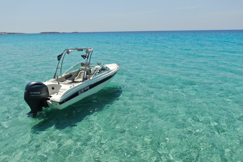 Plage de Falassarna : Croisière privée en petit bateau dans la lagune de BalosPlage de Falassarna : croisière privée en petit bateau dans la lagune de Balos