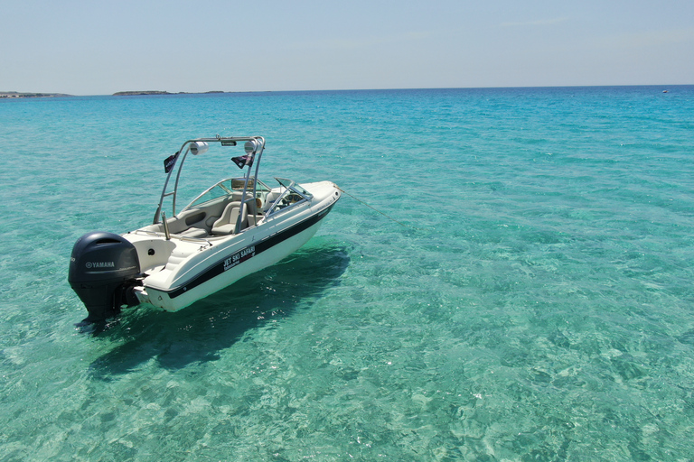 Plage de Falassarna : Croisière privée en petit bateau dans la lagune de BalosPlage de Falassarna : croisière privée en petit bateau dans la lagune de Balos