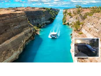 Atenas: Canal de Corinto y Micenas Excursión Privada de Medio Día