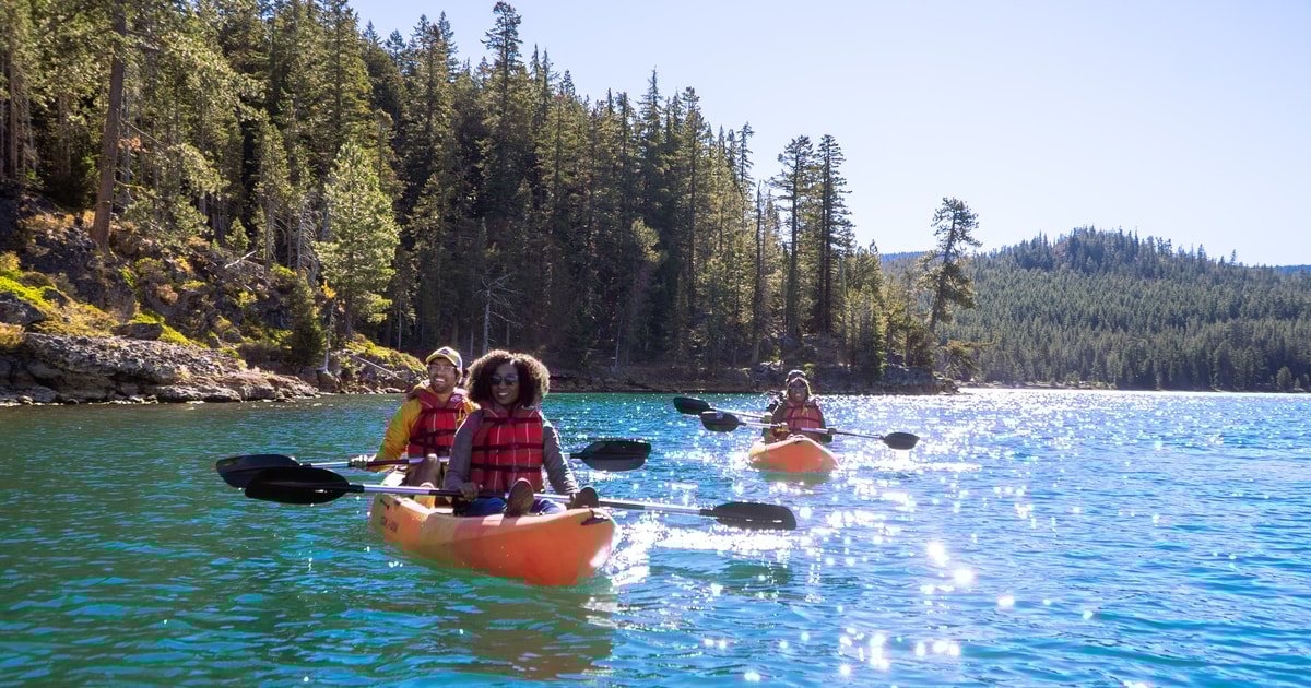 Bend tour guidato in kayak in acque piatte del fiume Deschutes